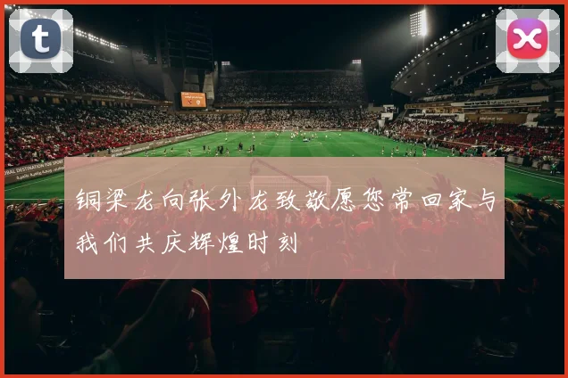 铜梁龙向张外龙致敬愿您常回家与我们共庆辉煌时刻